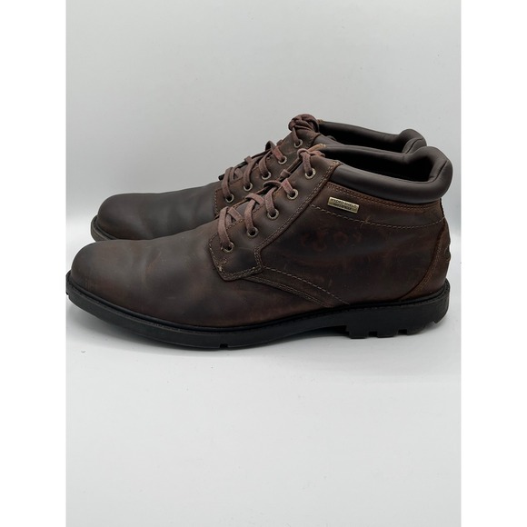 Rockport Storm Surge Men Sz 11M Brown Leather Waterproof Chukka Boots A13715 main image 11